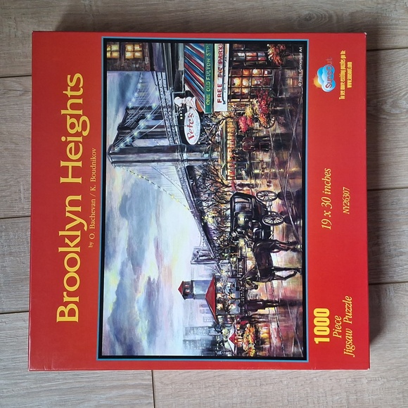 2 x 1000pc Puzzle Beacon Ridge & Brooklyn Heights - Picture 3 of 3